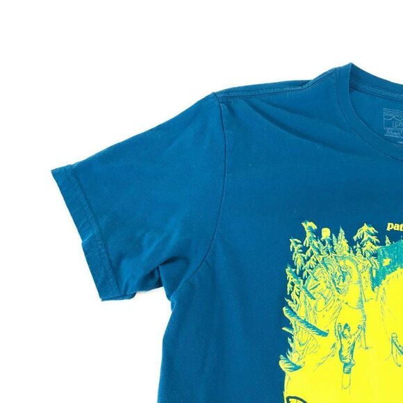 Patagonia Dirksen Derby 10 Slim Fit Tee Men's Large Crew Neck 100% Cotton Rally - Picture 6 of 10